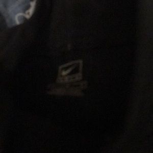 Long sleeve, black NIKE exercise top